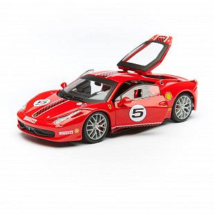 Коллекционная машина Bburago 1:24 Ferrari 458 Challenge (18-26302) red