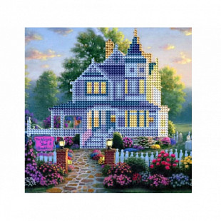 Алмазная мозаика Рыжий Кот Загородный дом ASN009