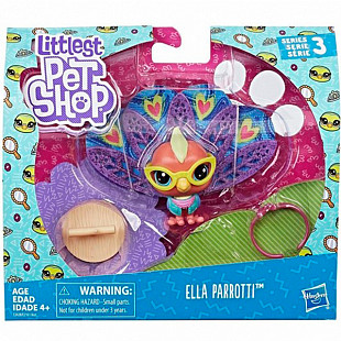 Фигурка Littlest Pet Shop Премиум Петы Ella Parrotti (E2161)
