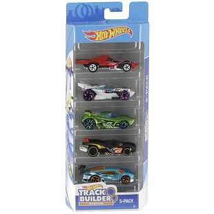 Набор машинок Hot Wheels Track Builder 5 шт. (1806 FYL22)