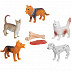 Набор животных Bondibon "Ребятам о Зверятах", домашние питомцы ВВ1624 (5 шт)