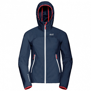 Куртка женская Jack Wolfskin Eagle Peak Softshell W dark indigo