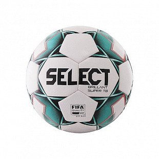 Мяч футбольный Select Brillant Super Fifa №5 810108 white/green/black