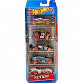 Набор машинок Hot Wheels Action 5 шт. (1806 HFV85)