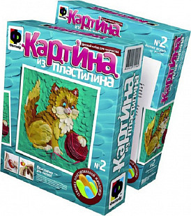Творческий набор Fantazer 67763 Картина из пластилина «Домашние игры» 447002