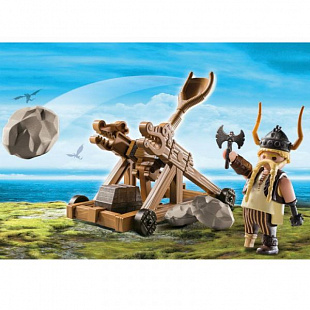 Игровой набор Playmobil Драконы: Гоббер с катапультой 9245