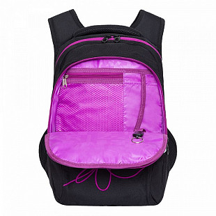 Рюкзак школьный GRIZZLY RG-161-2 /3 black/violet