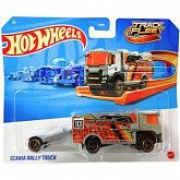 Грузовик Hot Wheels Track Fleet Scania Rally Truck (BFM60 HXP25)