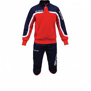 Спортивный костюм Givova Tuta Terra Pinocchietto TT009 red/blue