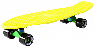 Penny board (пенни борд) Y-Scoo Big Fishskateboard 27 402-G Yellow-Green-Black