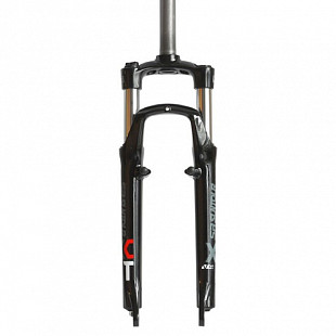 Вилка SR Suntour XCT (26"/25,4/резьбовая, ход 100mm, пружинная, под V-brake, Black) 14144