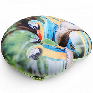Подголовник-антистресс Попугаи 30x30x10 см