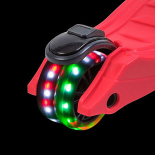 Самокат-кикборд Novatrack RainBow 120W.RAINBOW.RD9 Red