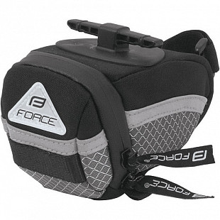 Сумка под седло Force Ride klick 896143 grey