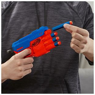 Бластер Nerf Альфа Страйк Фанг Alpha Strike Fang QS-4 (E6973) blue
