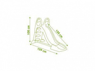 Горка Smoby Maxi средняя с фонтанчиком 310262