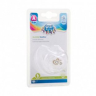 Пустышка Canpol babies Newborn Baby Силиконовая Ортодонтическая 0-6 мес. (22/565_bei) beige