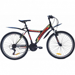 Велосипед Favorit Razor V 26" (2019) Black/Red/Yellow