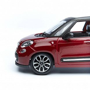 Машинка Bburago Fiat 500L (18-22126) red