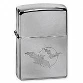 Зажигалка Zippo 150 Bats Moon silver