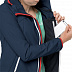 Куртка женская Jack Wolfskin Eagle Peak Softshell W dark indigo