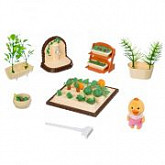 Игровой набор Happy Family 012-06B с фигуркой зверюшки, огород