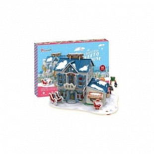 Пазл Cubic Fun Рождественский домик с подсветкой P648h