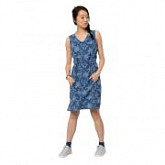 Платье летнее женское Jack Wolfskin Tioga Road Print Dress ocean wave all over