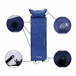 Самонадувающийся коврик KingCamp Base Camp L 3505 Blue