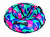 Тюбинг RT Фэнтези 118 см + автокамера blue/pink