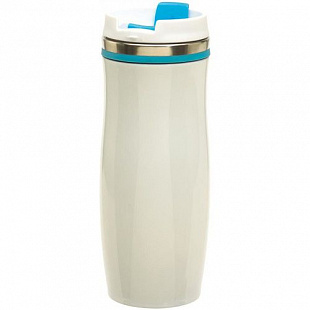Термокружка Inspirion Crema 304117 White/Light Blue