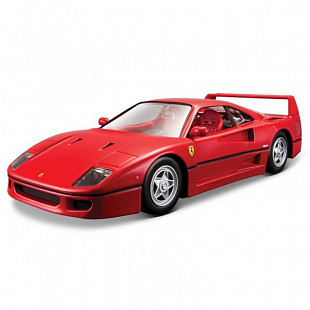 Коллекционная машина Bburago 1:24 Race And Play F40 (18-26016)