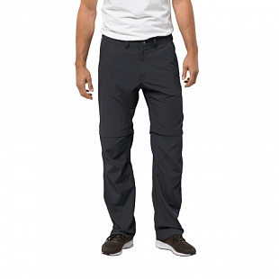 Брюки с молнией мужские Jack Wolfskin Canyon Zip Off Pants phantom