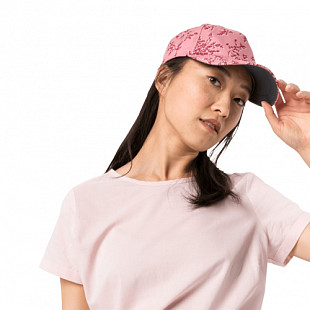 Кепка женская Jack Wolfskin Sonora Cap rose quartz all over 1908441-7805