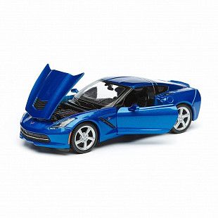 Масштабная модель автомобиля Maisto 1:24 Шевроле Корвет Стингрэй купе (31505) blue