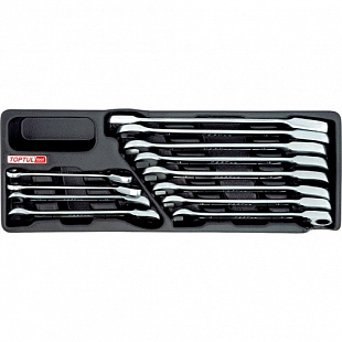 Набор комбинированных ключей Toptul 8-19 мм 12 штук GAAT1205