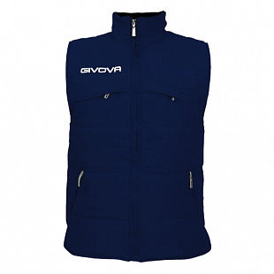 Теплая спортивная жилетка Givova Smanicato Cold blue G005