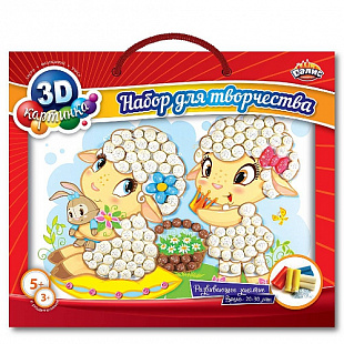 Мозаика из пластилина Dalis Овечки МС-402