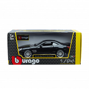 Коллекционная машина Bburago 1:24 Mercedes-Benz Sl 65 Amg Hardtop (18-21066) black