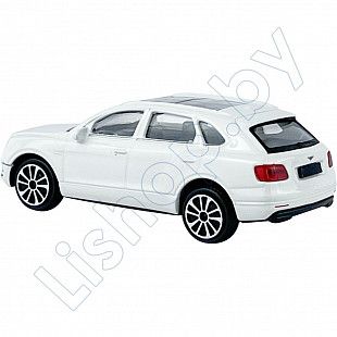 Машинка Bburago 1:43 Bentley Bentayga (18-30000/18-30384) white
