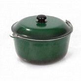 Казан с крышкой 2L ЭКД02 green