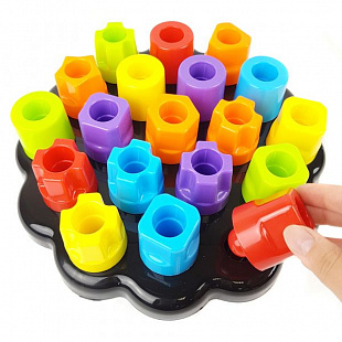 Головоломка Qunxing Toys Цветные колышки M10A