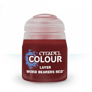 Краска для миниатюр Games Workshop Warhammer Layer: Word Bearers Red 12ML 22-91