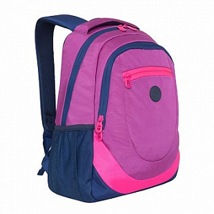 Рюкзак школьный GRIZZLY RD-953-1 /4 lilac/blue