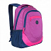 Рюкзак школьный GRIZZLY RD-953-1 /4 lilac/blue