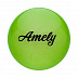 Мяч для художественной гимнастики Amely с блестками AGB-102 19 см green