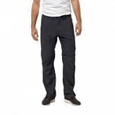 Брюки с молнией мужские Jack Wolfskin Canyon Zip Off Pants phantom