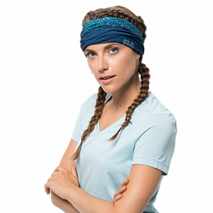 Повязка на голову Jack Wolfskin Decor Headgear aquamarine 1906851-1105