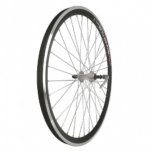 Заднее колесо 27,5", обод двойной black,втулка стальная,с эксцентриком, silver ZVO20166