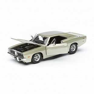 Машинка Maisto 1:24 Dodge Charger R/T 1969 (31256) beige